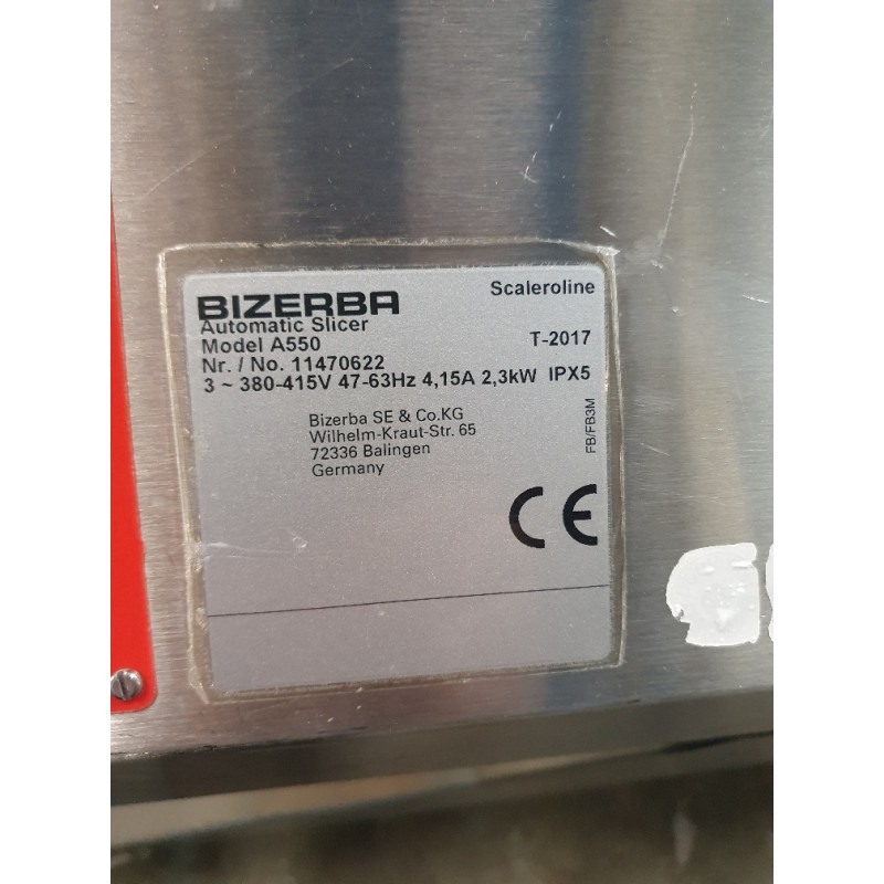 Bizerba A550 Slicer